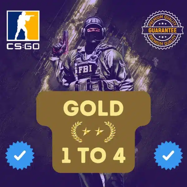 Gold CSGO prime Smurf accounts for sale at Cheap